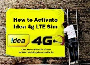 How to Activate Idea 4g LTE Sim