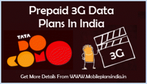 tata docomo 3G data Plans